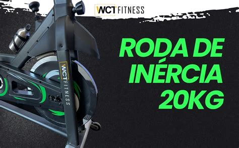 Bicicleta Ergometrica Wct 20kg - Bicicleta ergométrica Spinning 20kg de roda de inercia WCT Fitness ...