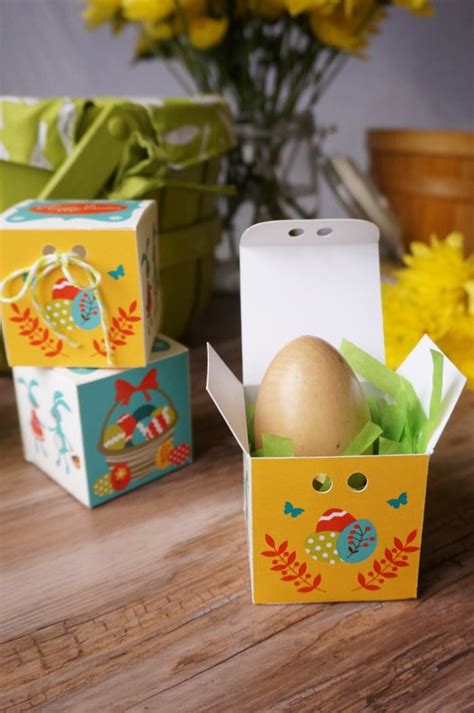 Free Printable Easter Treat Boxes Yellow Bliss Road