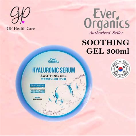 Ever Organics Hyaluronic Serum Soothing Gel 300ml GP Health Care