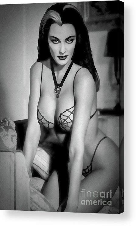 Ivonne De Carlo As Lily Munster Acrylic Print By Franchi Torres