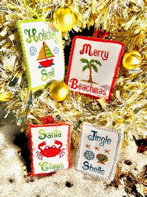 Cross Stitch Corner Pickle Barrel Designs Merry Beachmas