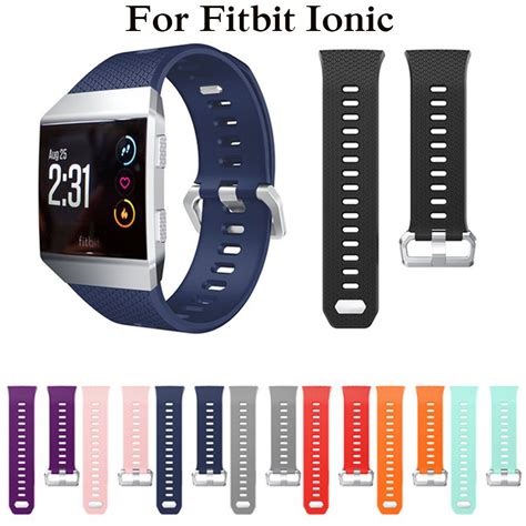 D Y Eo Silicon Th Thao Cho Ng H Th Ng Minh Fitbit Ionic Shopee