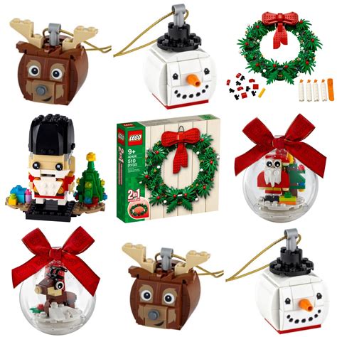 LEGO Seasonal Christmas Wreath And BrickHeadz Nutcracker Official