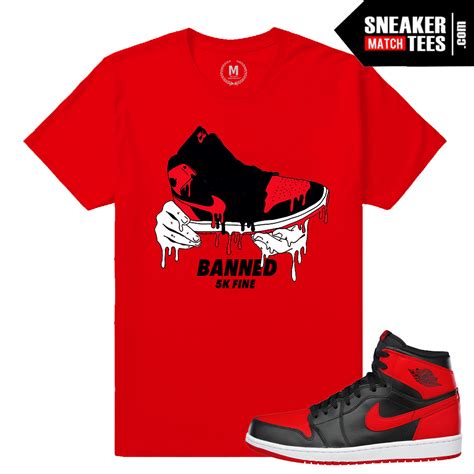 Shirts match Sneaker Jordan 1 Banned | Sneaker Match Tees