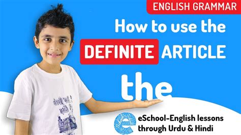 Rules To Use Definite Article ‘the Correctly In English Adjectives English Grammar Youtube