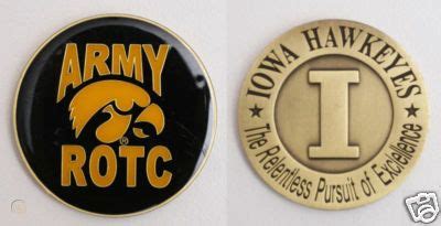 University of Iowa Army ROTC Challenge Coin Hawkeyes | #37992839