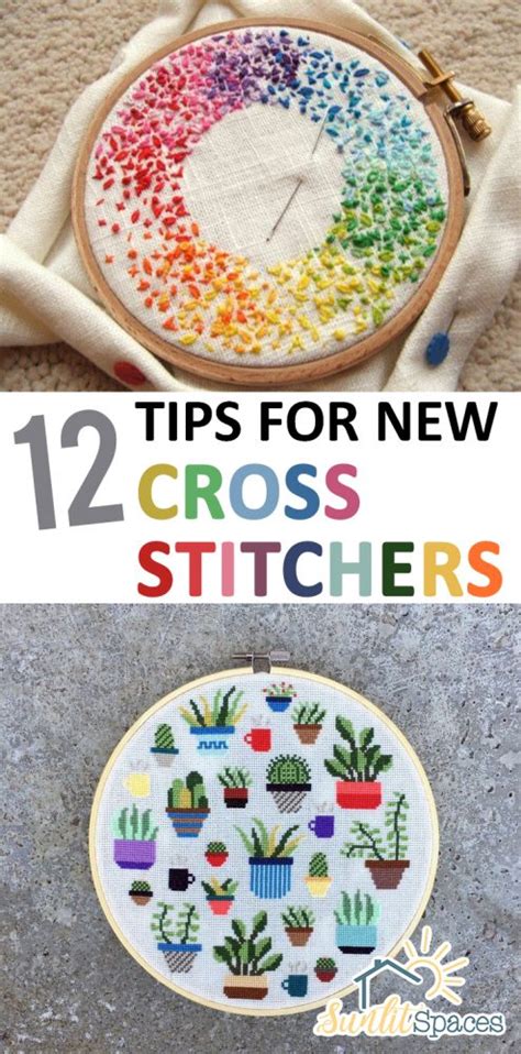 12 Tips For New Cross Stitchers Sunlit Spaces