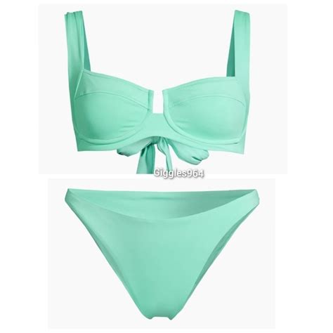 L Space Swim Lspace Camellia Camacho Bikini Set Bright Teal Poshmark