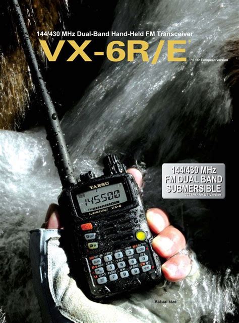 Радиостанция YAESU VX-6R