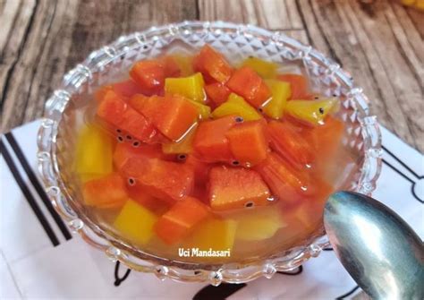 Resep Es Buah Jadul Simple Fruit Cocktail Oleh Uci Mandasari Cookpad