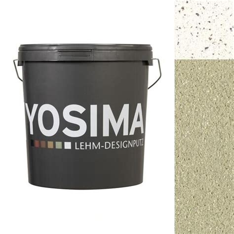 CLAYTEC YOSIMA Lehm Designputz GR 1 RS 20 Kg Eimer 72 05