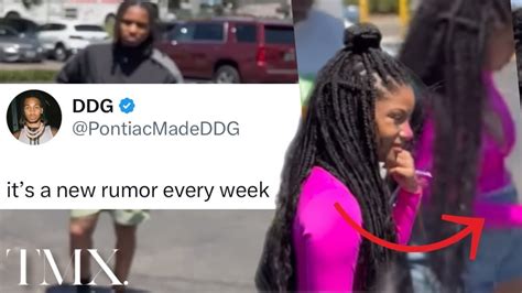 Ddg Denies Halle Bailey Pregnancy Rumors But The Footage Allegedly Tell