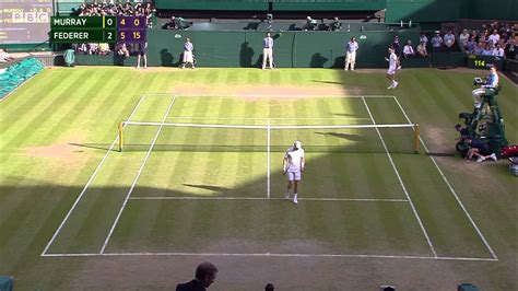 Roger Federer Hot Shot Superb Backhand Pass Against Murray At Wimbledon 2015 Tennis Tonic