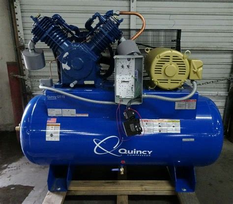 Mavin Quincy QT 15 15hp 120 GALLON TWO STAGE AIR COMPRESSOR NEW 3