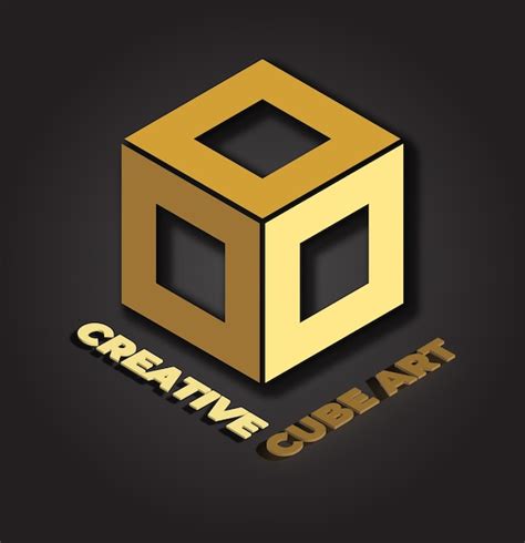 Premium Vector | Creative cube logo design