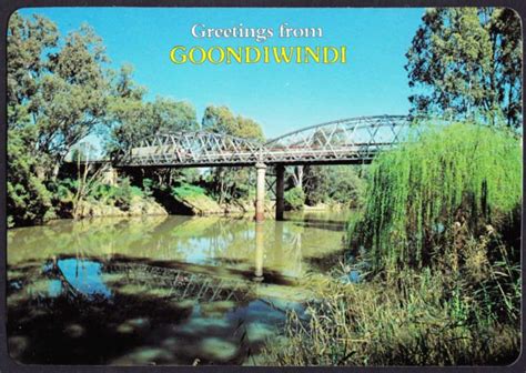 A0106 Australia Q Border Bridge, Goondiwindi postcard