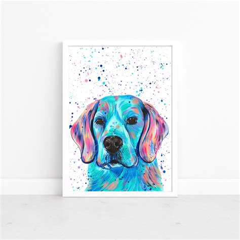 Abstract Dog Art