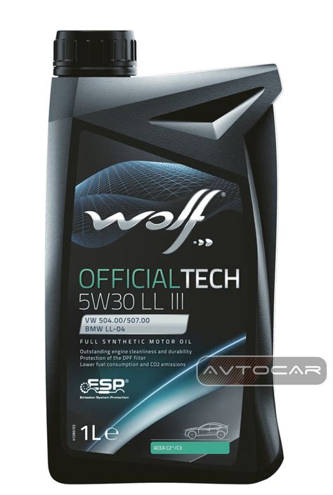 Синтетическое масло WOLF OFFICIALTECH 5W30 LL III от надежного ...