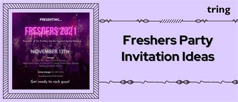 75 Creative and Fun Freshers Party Invitation Ideas