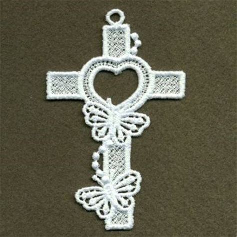 Free Standing Lace Cross Embroidery Designs Embroidery