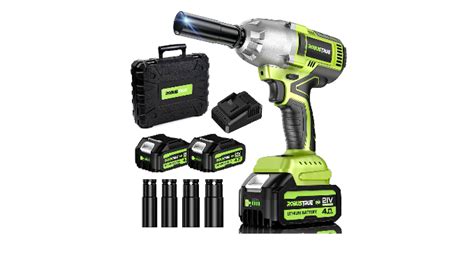 Robustrue Cordless Impact Wrench 590Ft Lbs 800N M Brushless 1 2 Inch