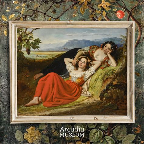 Sapphic Poster Lesbian Art Large Print Vintage Painting Wlw Girls Love Home Decor Etsy