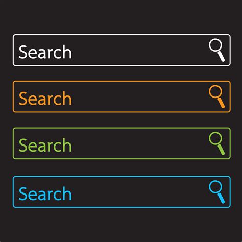 search bar icon 643452 Vector Art at Vecteezy