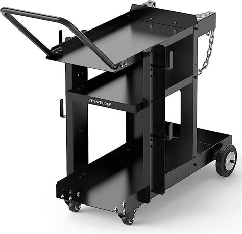 Yeswelder Welding Cart For Tig Mig Welder And Plasma Cutter Three