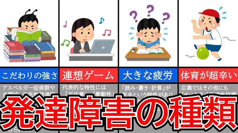 【大人の発達障害】まるっと早わかり！発達障害の種類と特徴 Youtube