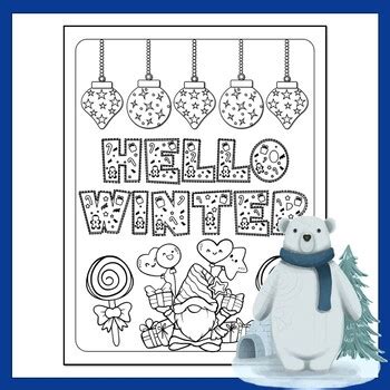 Winter Coloring Pages | 20 Winter Coloring Sheets | January Activities