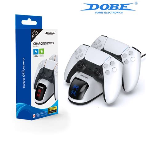 【就是要玩】現貨 Dobe Ps5 Dualsense 雙手把充電座 充電 手把 控制器 座充 接線充 雙座充 充電器 蝦皮購物