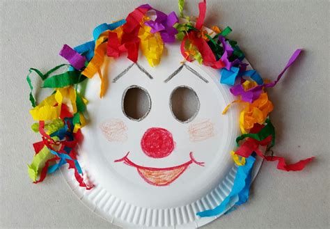 Creatips Hand Carneval Masks From Paper Plates Faschingsmasken