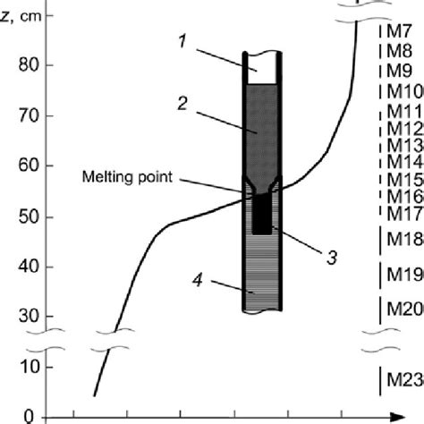 Axial Temperature Distribution In The Working Mti Volume Here 1 Download Scientific Diagram