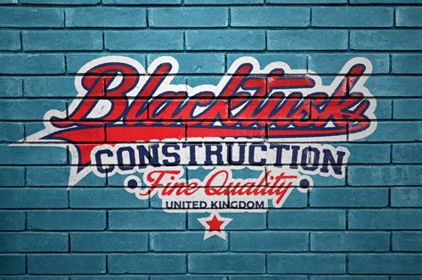 Bricks Wall Painted Logo Mockup – MasterBundles