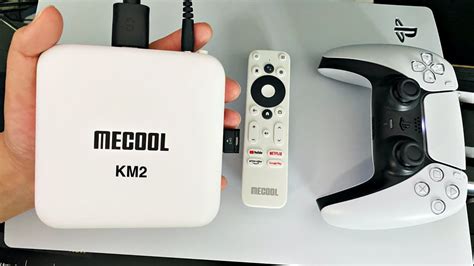 MECOOL KM2 Android TV Box Google Android TV OS Netflix 4K Better