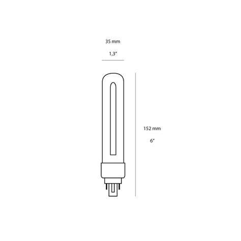 Lighting Shot Lampadina PL ALC LED G24d 11W 1000lm