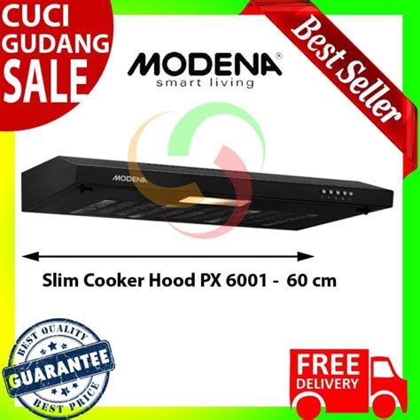 Jual Exhaust Cooker Hood Slim Modena PX 6001 60 Cm Shopee Indonesia