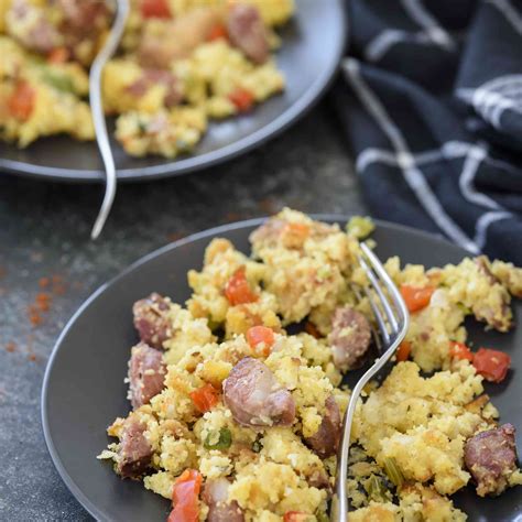 Andouille Sausage Cornbread Dressing