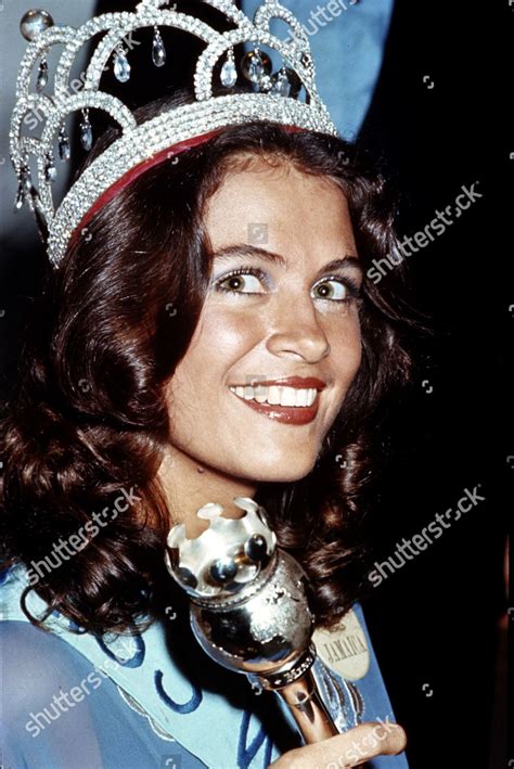 Miss World Winner Cindy Breakspeare Representing Editorial Stock Photo ...