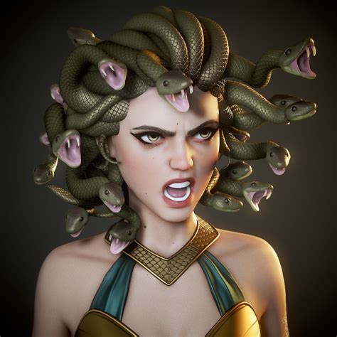 ArtStation MEDUSA MYTHS AND GODS Medusa Myth Medusa Myths