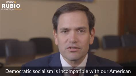 Marco Rubio Env A Mensaje Sobre El Significado Del Socialismo Democr Tico