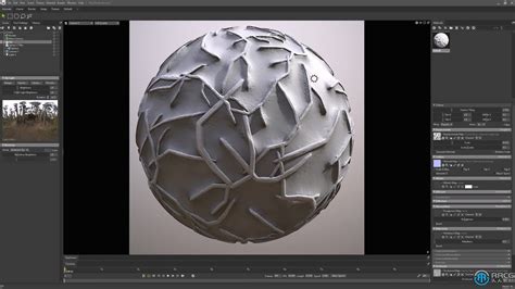 【中文字幕】substance Designer枯烂杂草逼真纹理制作视频课程 Cg素材岛