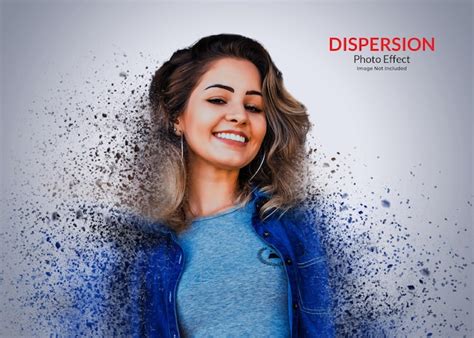 Maquette D Effet Photo De Dispersion Psd Premium