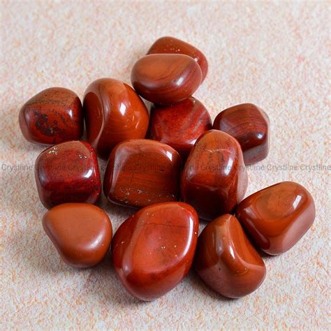 Beautiful Red Jasper Tumbled Stones - Crystline Crystal Products - Buy ...