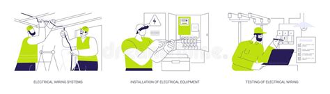 electrical wiring systems stock illustrations  electrical wiring