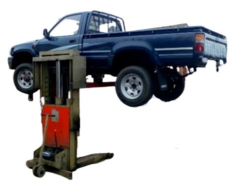 Mild Steel Single Post Hydraulic Car Lift For Parking Ton At Rs