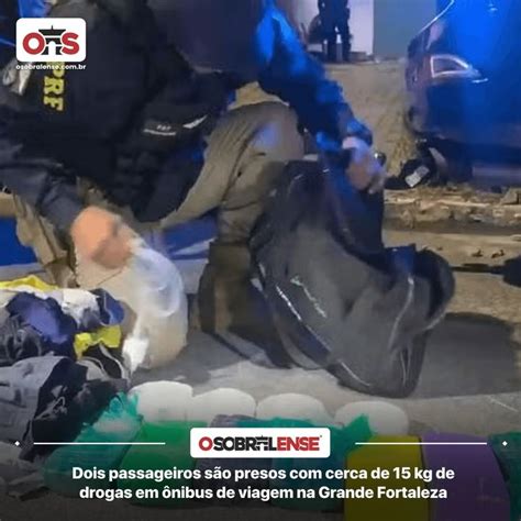 Dois Passageiros S O Presos Cerca De Kg De Drogas Em Nibus De