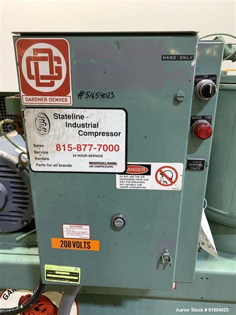 Used Gardner Denver Rotary Screw Air Compressor