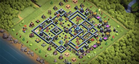 Best Unbeatable Base Th13 With Link Anti Air Electro Dragon Town Hall Level 13 Anti Loot