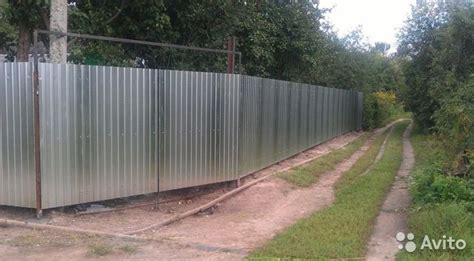 Профнастил С-8 для забора оцинкованный - купить в Иваново